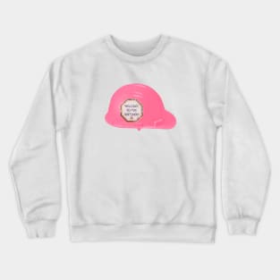 Welcome To The Shitshow Helmet Crewneck Sweatshirt